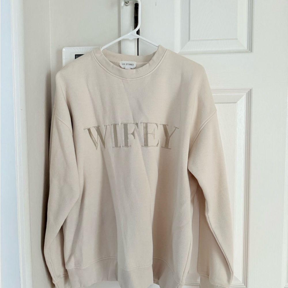 Wifey Cream Sweater